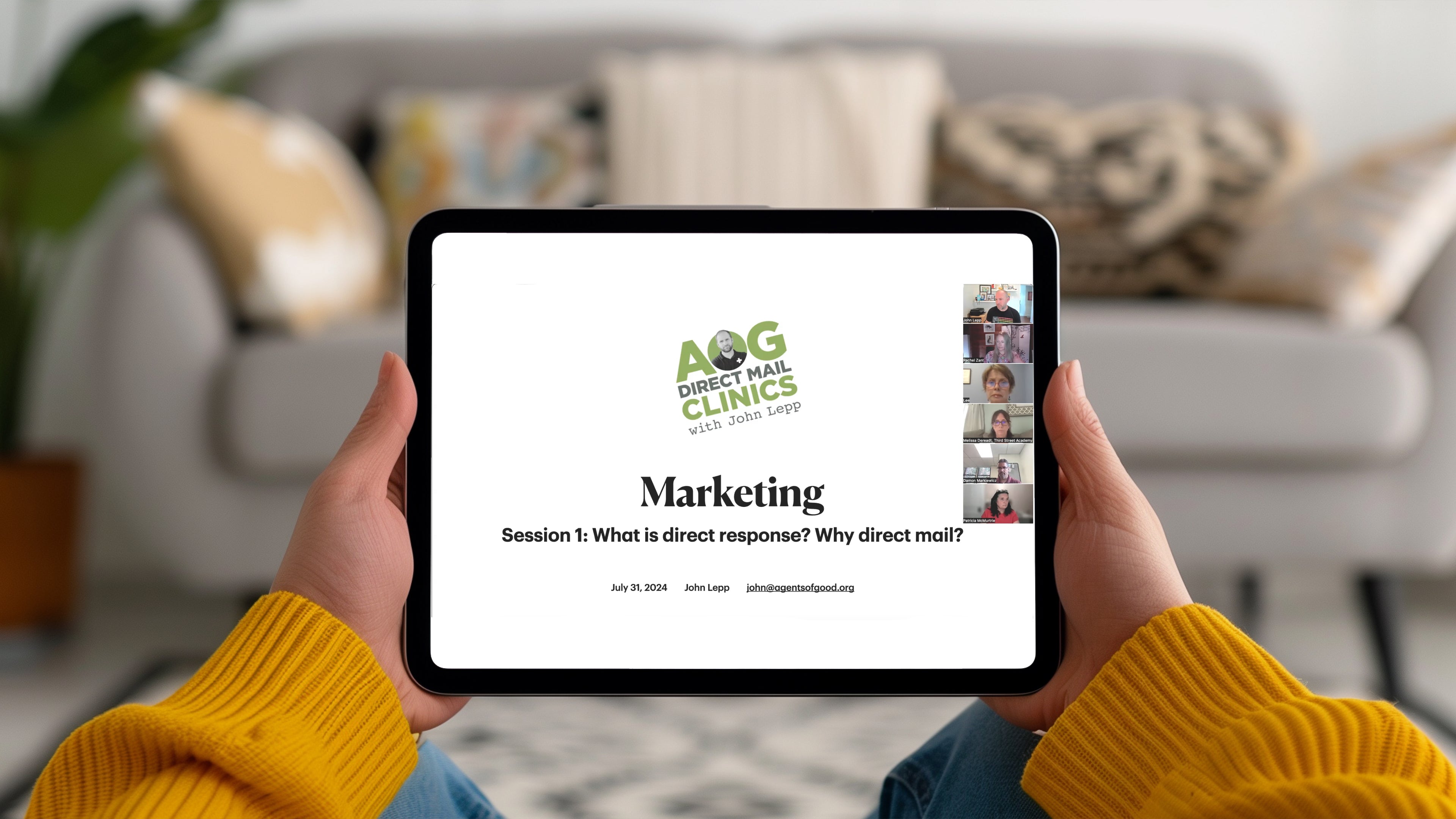 Direct Mail Clinic #1 - All about direct marketing