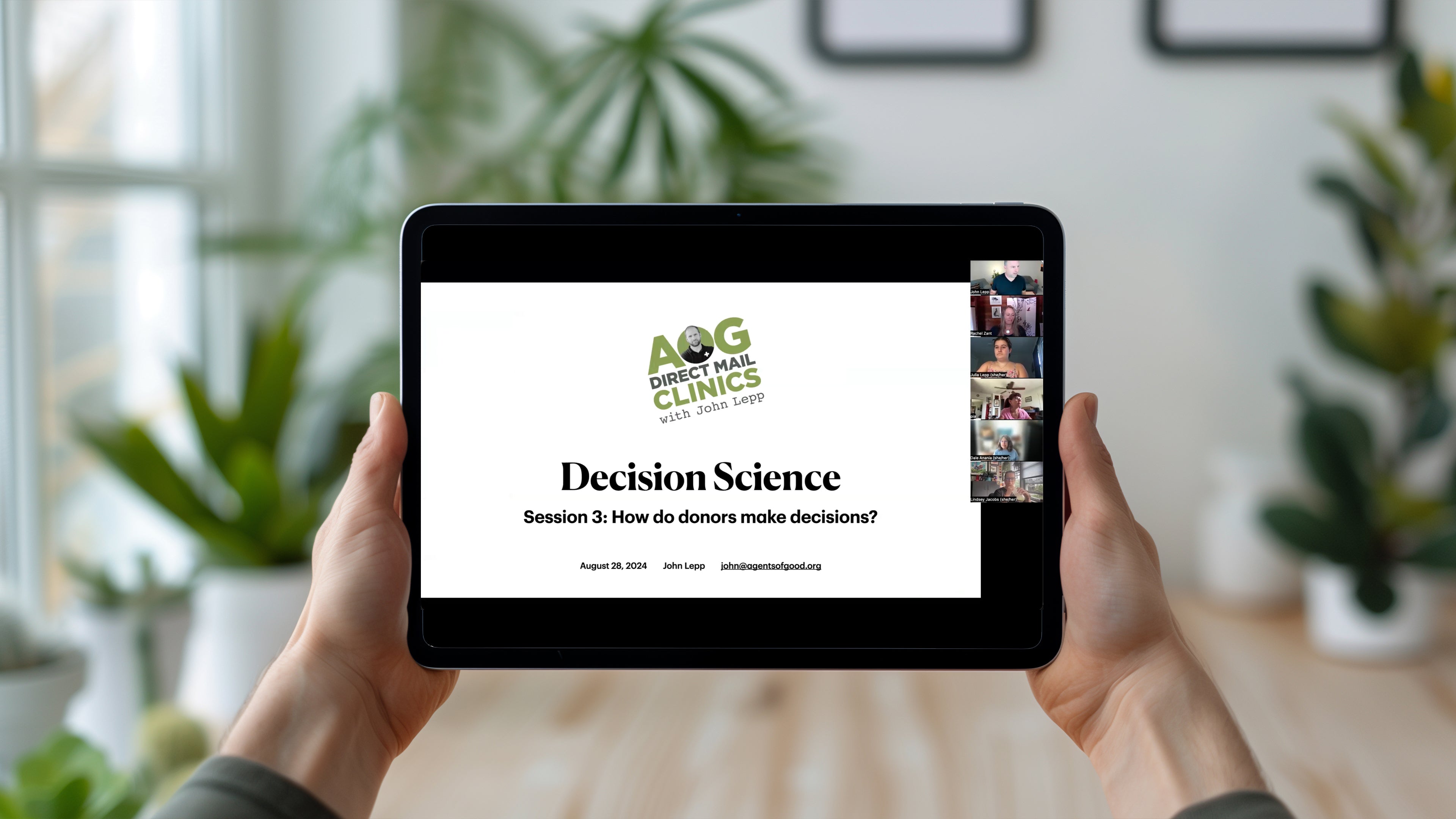 Direct Mail Clinic #3 - Decision Science and your brain